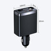 Car Retractable Charger One To Three Automobile Cigarette Lighter, Interface: 8 Pin