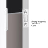 Punch-Free Invisible Cabinet Door Magnetic Suction Launcher Door Suction Double Magnet Sliding Door Suction(Black)