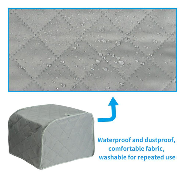 Home Bread Maker Polyester Dust Cover, Size: Large(Gray)