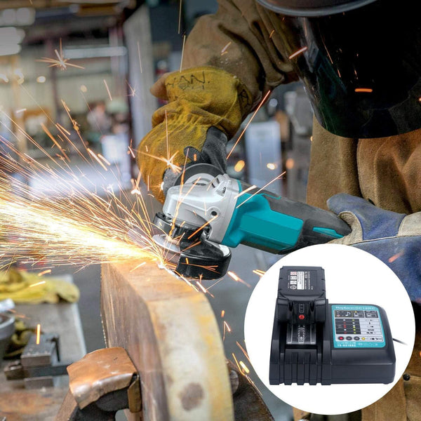 LUOMASHI For Makita 18V Lithium Battery Charger, Model: EU Plug