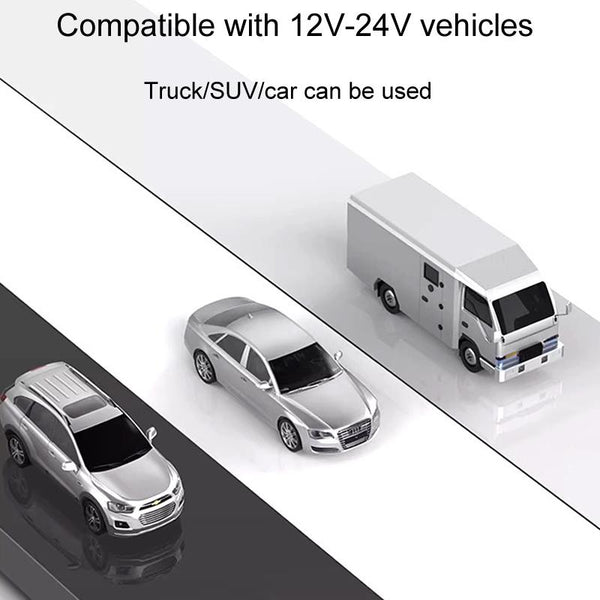 S-46 45W Rotating Dual Cigarette Lighter Extension Port Car Charger(Black)