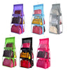 B05005 Double Sided 6 Pocket Hanging Bag Non-woven Fabric Hanging Handbag Organizer(Black)