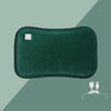 Waterless Graphene Hot Water Bag Rechargeable Hand Warmer,Style: Pillow Version 3 Gear(Ink Green)