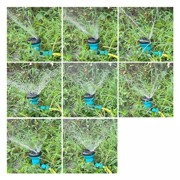Ground-mounted Rotating Garden Irrigation Sprinkler Head Multi-stage Adjustable Sprinkler(American Thread)