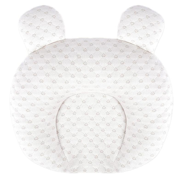 0-1 Year Old Baby Pillow Anti-Head Deflection Shaped Children Pillow, Style: Love Latex Filling