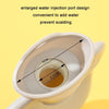 Cartoon Velvet Cover Thickened Explosion-Proof PVC Water-Filled Hot Water Bag, Color: 1000ML Milky White