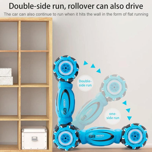 YDJ-D876 Gesture Sensing RC Stunt Car (Blue)