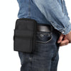 Denim Casual Waist Bag Crossbody Shoulder Bag(Black)
