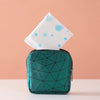 XH8214 Portable Sanitary Napkin Storage Bag Large Capacity Waterproof Coin Bag(Sky Blue)