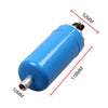 Car 140L/H High Flow In-Line Injection Fuel Pump External Electric Fuel Pump Flow 0580464038 for Mercedes-Benz / Renault / Peugeot / Opel / BMW / Citroen(Blue)