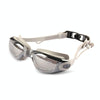YJ003 Electroplating HD Anti-fog Swimming Glasses Waterproof Diving Equipment for Man and Women(Gray)