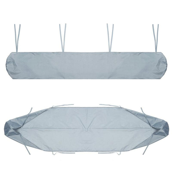 Outdoor Patio Canopy Awning Waterproof Cover Retractable Dustproof Protective Cover, Size: 4m(Grey)