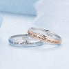 BSR337-C Sterling Silver S925 Geometric White Gold Plated Zirconia Curved Signet Ring(No.8)