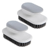 2 PCS SM005 Home Plastic Handle Clothes Cleaning Soft Hair Brush(Grey)