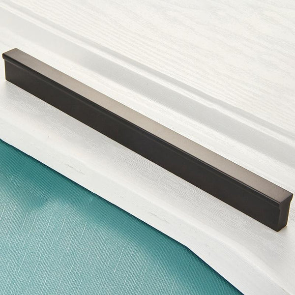 2778-192 Modern Simple Cabinet Door Handle Drawer Wardrobe Handle (Black)