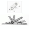 100 PCS Stainless Steel Connection Code Straight Connecting Piece, Number: 2