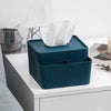 Simple Plastic Multifunctional Tissue Box Home Office Desk Storage Drawer Tray(Yellow)