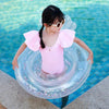 Children Adult Cartoon Inflatable Swimming Ring, Pattern: Sequin Silver Fish Tail Ring