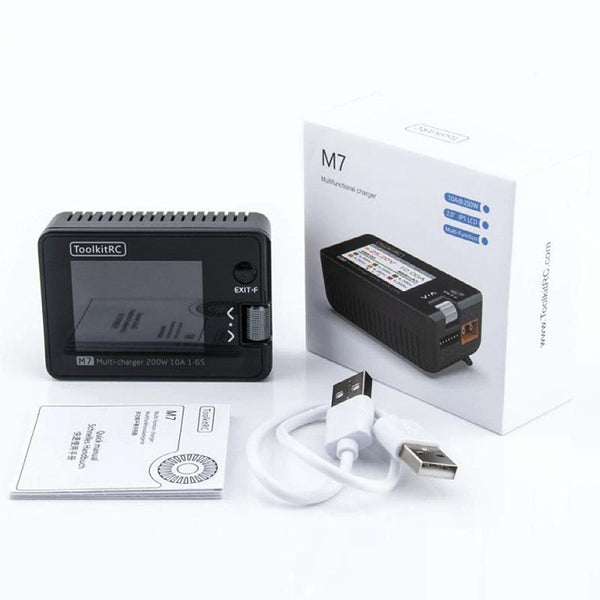 ToolkitRC M7 Boat Model Aviation Li-Po Battery Balance Charger(Black)