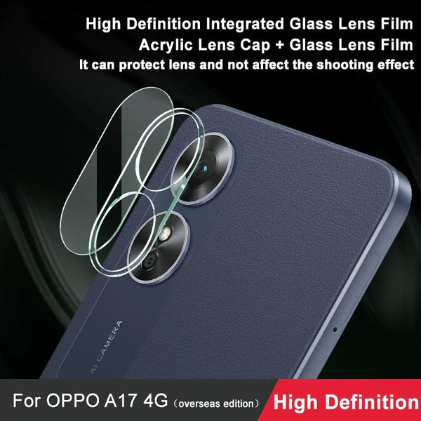For OPPO A17 4G Global imak Integrated Rear Camera Lens Tempered Glass Film