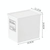 Household Laundry Detergent Storage Box Small Things Storage Organizer With Dust Cover, Specification: Large
