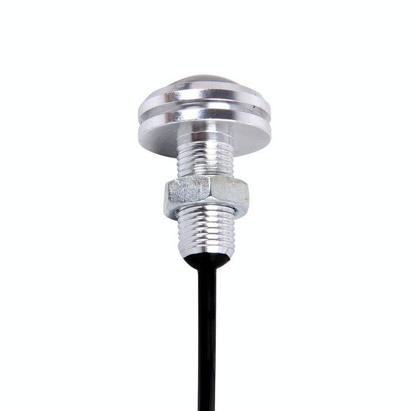 10 PCS 20W 4 LEDs SMD 5630 White Light + Yellow Light Daytime Running Light Turn Light Eagle Eye Light, DC 12V, Cable Length: 90cm(Silver)