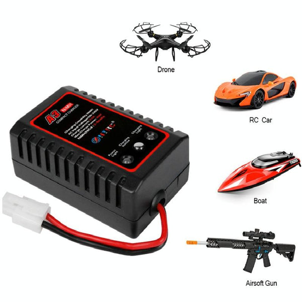 HTRC A3 20W Ni-MH Ni-Cr Charger Toy Model Airplane Charger, EU Plug