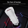P21 Portable PD 20W + QC 3.0 18W Dual Ports Fast Car Charger(Black)