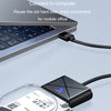 JINGHUA USB3.0 To SATA HDD Adapter Cable For 2.5/3.5 Inch External HDD SSD Hard Drive(30cm)