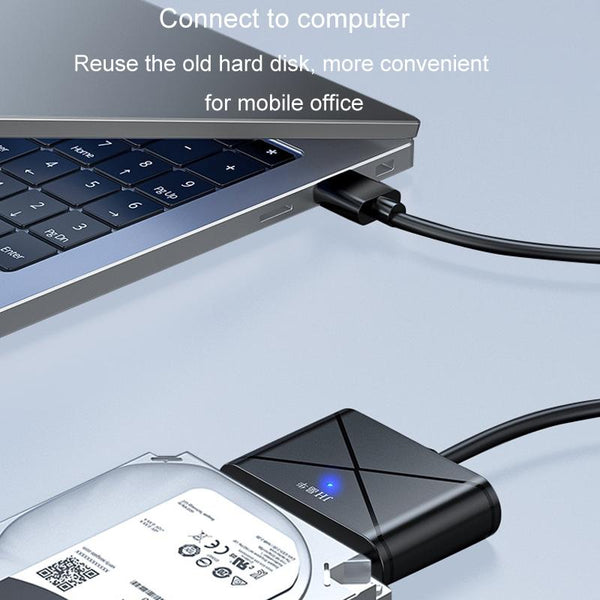 JINGHUA USB3.0 To SATA HDD Adapter Cable For 2.5/3.5 Inch External HDD SSD Hard Drive(30cm)