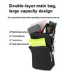 Crossbody Mobile Phone Bag Vertical Wallet Arm Bag With Headphone Hole(Green)