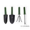 Garden Tools Gardening Shovel Fork Rake Plastic Handle Garden Tools Four Sets Gardening Plant Tools Set
