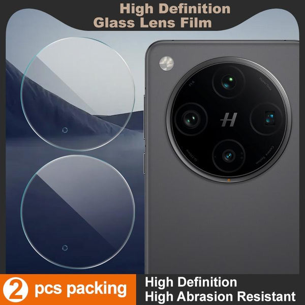For OPPO Find X8 Pro 2 PCS/Set IMAK HD Glass Rear Camera Lens Film