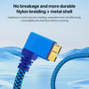 USB 3.0 A to Micro B 3.0 Male Mobile Hard Drive Data Connection Cable, Length:1m(Blue)