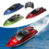 Children 2.4G Mini Remote Control Boat Summer Water Play Electrical Submarine Boys Toys(Blue)
