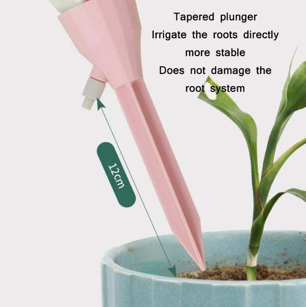 10pcs Household Potted Plant Drip Irrigation Adjustable Automatic Watering Device(Pink)