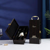 Single Piano Finish Red Wine Box Wooden Packing Case Wine Gift Box With Tools(Ebony)