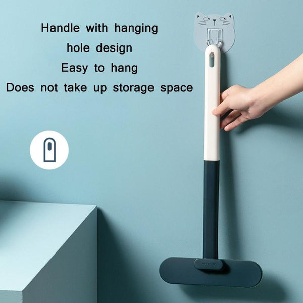 Household Screen Window Cleaning Double-Sided Brush(White Blue)