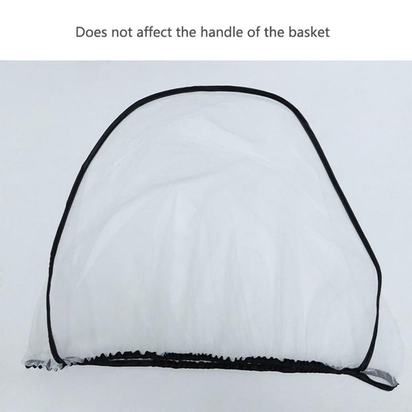 Baby Stroller Pushchair Mosquito Net Newborn Carriage Cradles Cover(White)