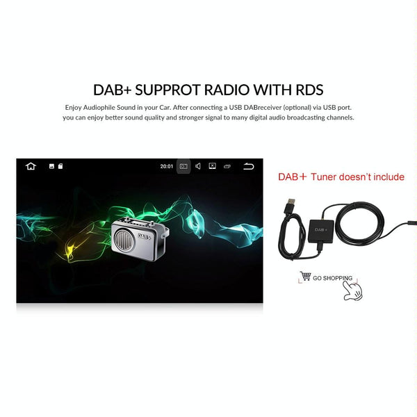 A3040 For Volkswagen 7-inch 2+32G Android Car Navigation Central Control Large Screen Player With Wireless CarPlay, Style:Standard+12Lights Camera