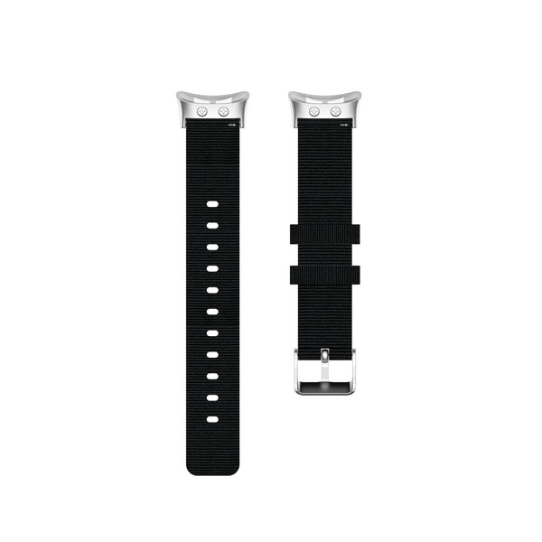 For Garmin Forerunner 45 / 45S / Swim 2 Universal Nylon Canvas Watch Band(Black)
