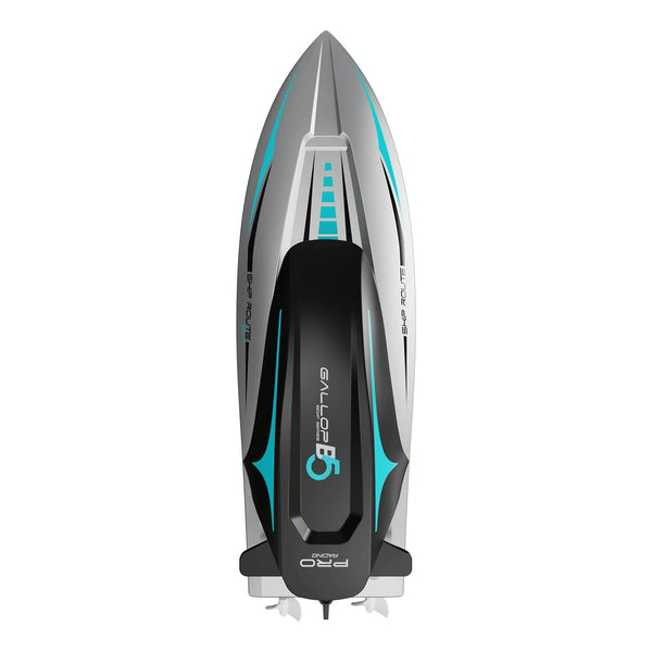 LS-XDU/RC B5 High Speed Remote Control Toy Boat with Colorful Light(Silver)