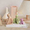 Silicone 3D Family Thinker Resin Mold for Candle Soap Epoxy Resin Art Craft Making, Spec: Child