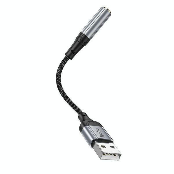 hoco LS36 Fresh USB to 3.5mm External Sound Card(Black)