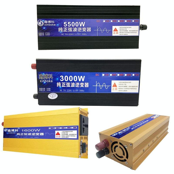 XINBOKE High Power Household Car Sine Wave Inverter 72V 1600W To 220V 800W(Single Display)