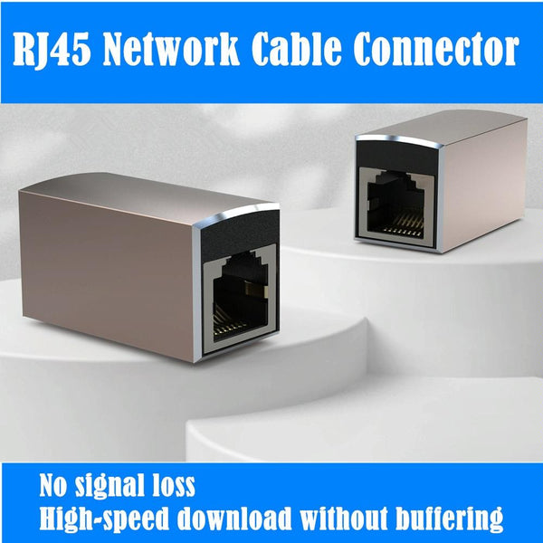 10Gbps RJ45 Female to Female in Line Coupler Cat8 / Cat7 / Cat6 / Cat5 Ethernet Cable Extender Adapter