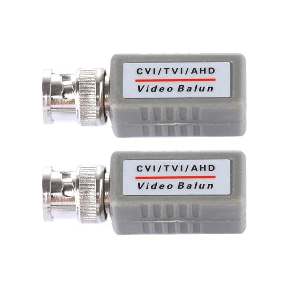 2x HD-CVI/TVI/AHD Video Balun Adapter - 720p/1080p CCTV