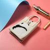 Panda Knitted Mini Crossbody Phone Bag For 6.9 inch and Below Phones(White)