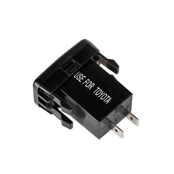 Car Charger Original Hole Non-Destructive Modification Of Dual Usb Car Charger With Line Suitable For Toyota(FTWU Red Light)