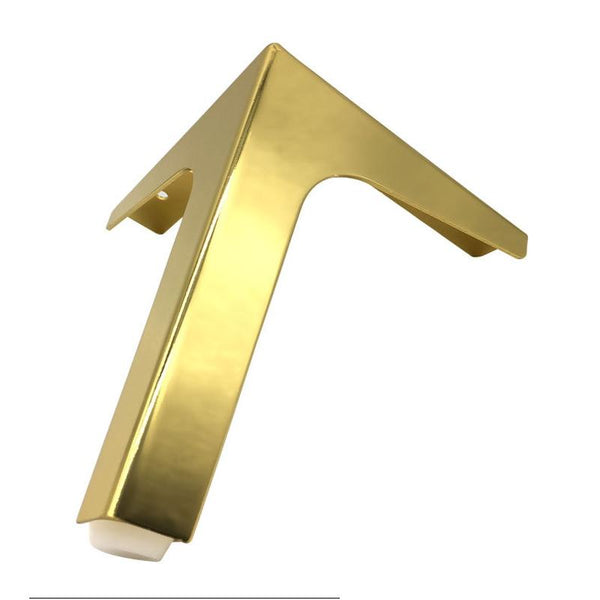 LH-J0016 Metal TV Cabinet Sofa Leg, Height: 10cm(Titanium)